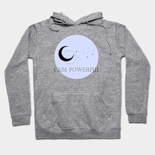 Affirmation Collection - I Am Powerful (Blue) Hoodie